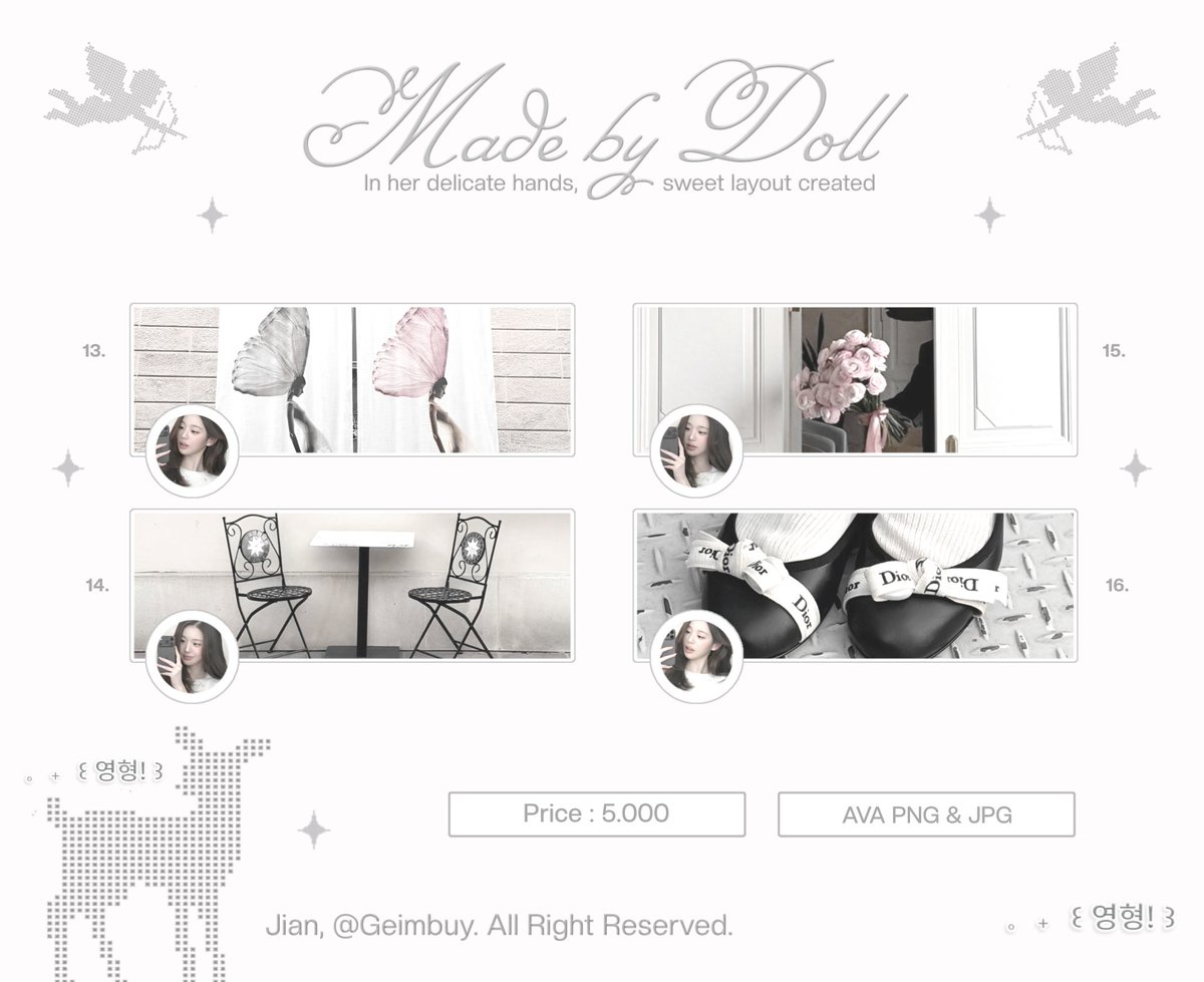 Geimbuy's tweet photo. ⠀
help repost, tysm!

❤︎ : 21 layout ready stock, Jang Wonyoung.
❤︎ : IDR  5.000
❤︎ : get ava png &amp; jpg

DM or tele for take, xx. 

#zonauang  #bealanja
⠀ https://t.co/r6PH3a7i03