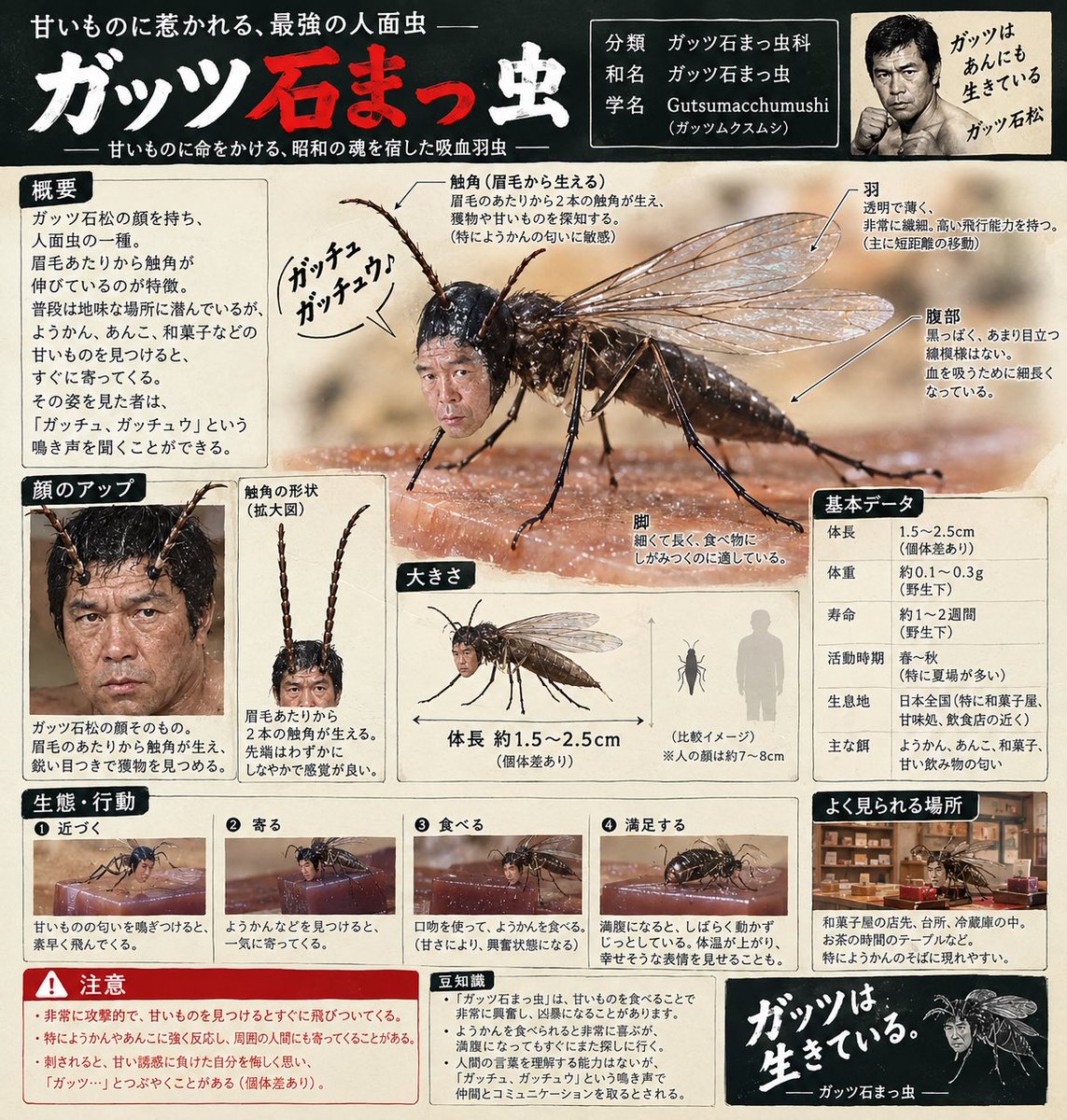 koyusukun's tweet photo. 仕事終わってだらだらAIで架空の図鑑作って遊んでたらもうこんな時間 https://t.co/78d7mXF1Lf