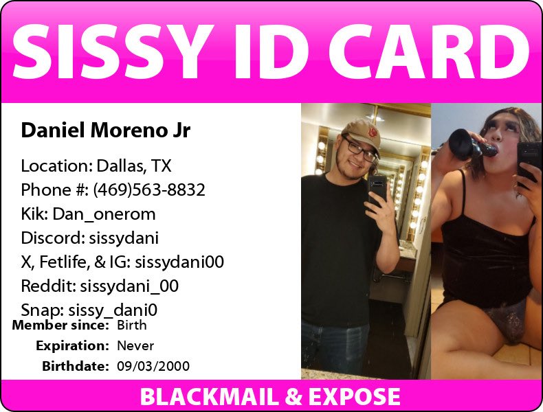 SissyDani00's tweet photo. Force feminize me into a sissy bimbo using ANY means ❤️
#gay #lgbt #texas #trans #dallas #dfw #tx #bbc #femboy #mtf #crossdresser #grindr #blackowned #exposed #dl #bimbo #sissy #feminization #hoe #caught #blackmail #humiliation #cuck #doll #sissification #whiteboi #blacked #bnwo https://t.co/fGbWuFuR7Q