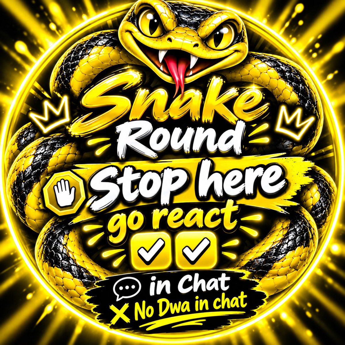 snakeroundcu's tweet photo. 🐍🐍🐍STOP HERE🐍🐍🐍
     🐍🐍GO REACT ✅🐍🐍
🐍🐍NO DWA IN CHAT🐍🐍 https://t.co/x0rQC3tZPA