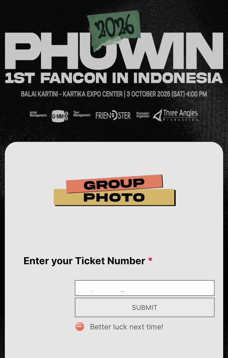 Avocadophu's tweet photo. Sedih bangett seenggak lucky ituu kah gw 😭😭😭😭 
mohon maap lagii sedihh ajaa 🥲🥲🥲

#2026Phuwin1stFanconinIndonesia #Phuwin #Phuwintang #GMMTV https://t.co/zoHU3jVfBb