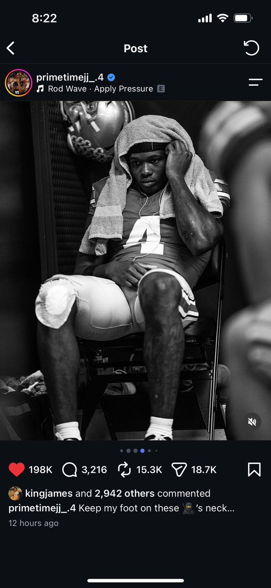23ohioVworld23's tweet photo. It’s not ur fault, Iowa. Yall didn’t snub him out of the biletnikoff award, twice. But yall will sadly bare witness to his wrath this Saturday afternoon https://t.co/z3YPojbzm3