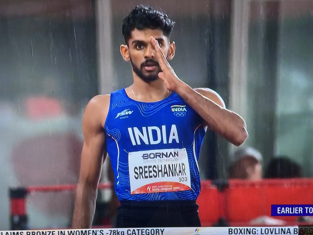 shivasportsind's tweet photo. #Athletics              

#Asiangames #LongjumpMen

#Murali won #Silver  &amp; medal number 43 for #teamindia #india 

@VishankRazdan @monster_zero123 @Anmolkakkar27 @TheKhelIndia @kaypeem @Flydon8 @Navinsports  @anushiyaxx @the_anandgoyal https://t.co/E19bY53CoM