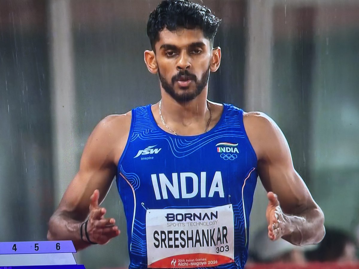 shivasportsind's tweet photo. #Athletics              

#Asiangames #LongjumpMen

#Murali won #Silver  &amp; medal number 43 for #teamindia #india 

@VishankRazdan @monster_zero123 @Anmolkakkar27 @TheKhelIndia @kaypeem @Flydon8 @Navinsports  @anushiyaxx @the_anandgoyal https://t.co/E19bY53CoM