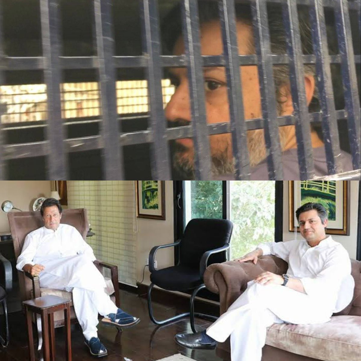chijazmpa139's tweet photo. The person who played a pivotal role in removing Pak from the FATF grey list is today seen in handcuffs the very same Hammad Azhar.Handcuffs can’t shackle anyone's resolve time passes but the struggles of those who stand firm for their principles are always remembered in history. https://t.co/jH25fhTGLX