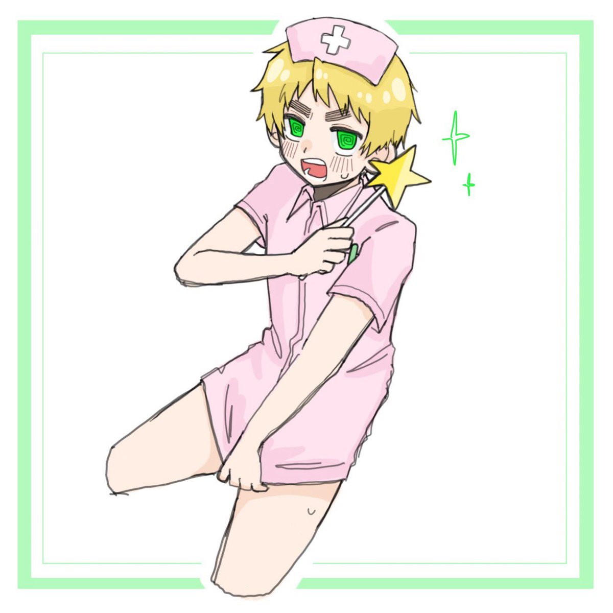 zui_ji101's tweet photo. #aph #ヘタリア 
ナースイギ https://t.co/kebQU716iL
