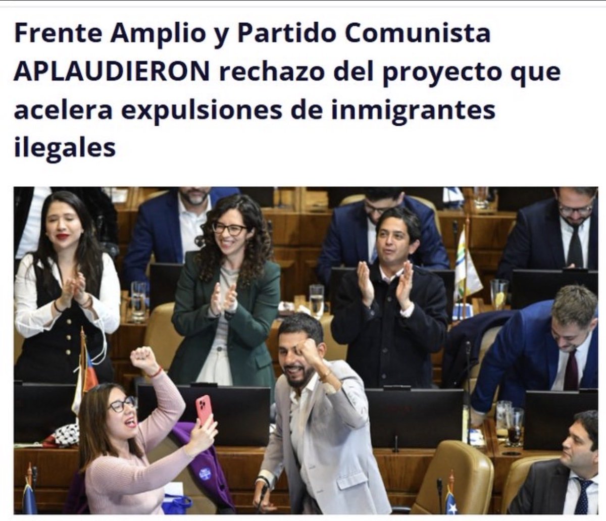 Alexandros504's tweet photo. @lacuarta La semana pasada el @PCdeChile y el @elfrente_amplio se opusieron a la explosión de extranjeros. Zurdos hipócritas y mugrosos. https://t.co/NSpVH4sKkh