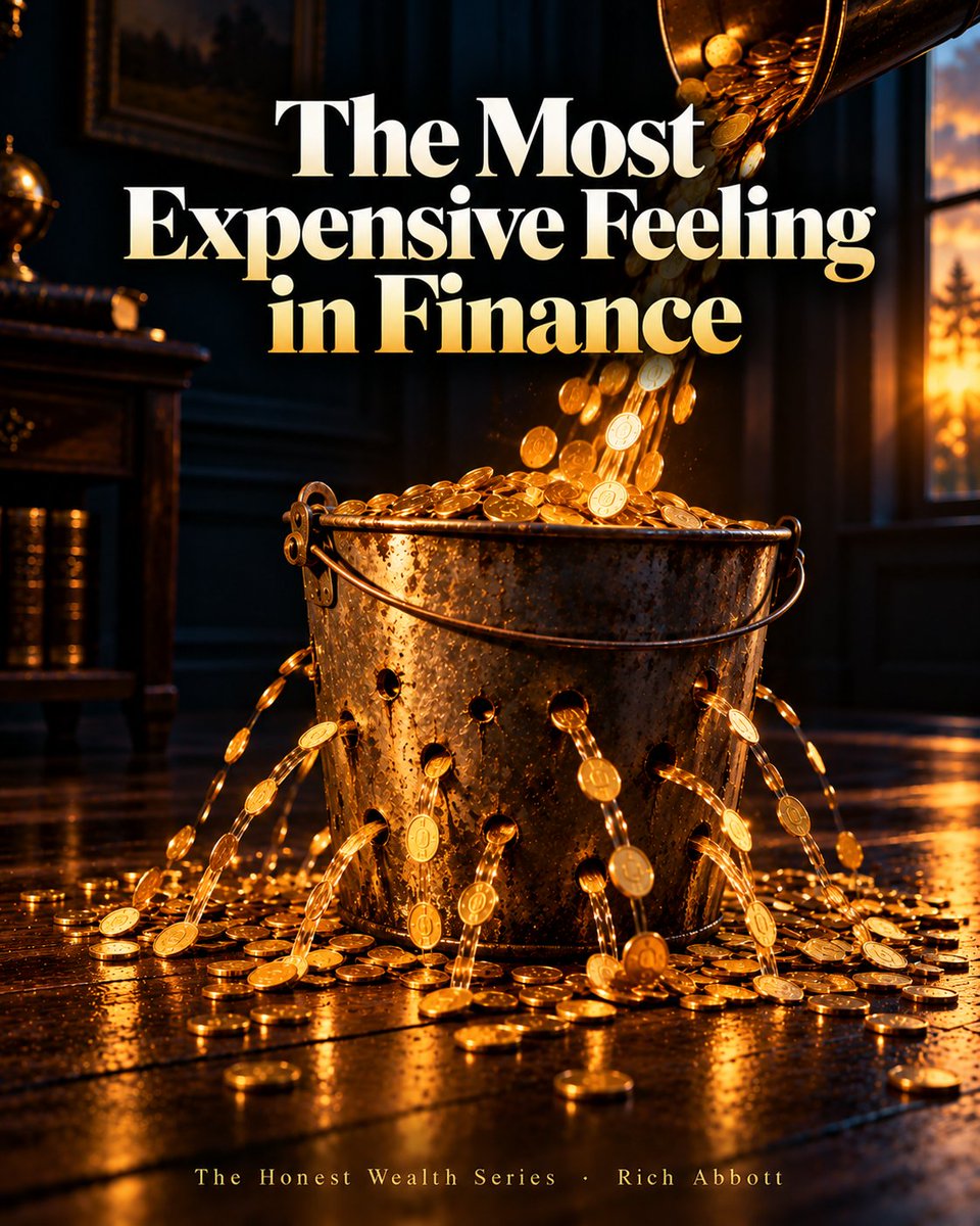 RichAbbottMedia's tweet photo. Sunk cost is the most expensive feeling in finance.

"I've already put so much in. I can't stop now."

I learned it the hard way: $140,000 lost chasing $70,000.

The Honest Fool
https://t.co/WeNyB6B2EY #ad https://t.co/4wjIuETC0C