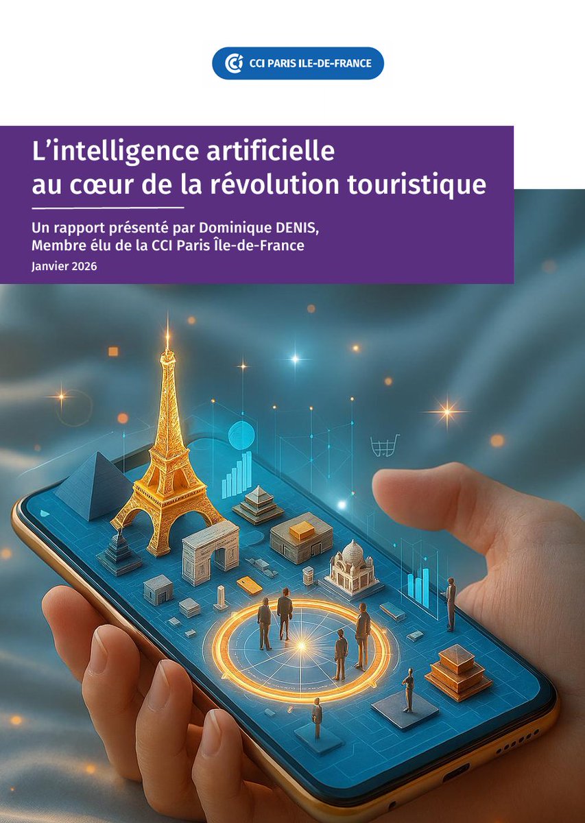 CCI_Paris_IdF's tweet photo. 🗺️🧳Saviez-vous que hier, c'était la Journée mondiale du Tourisme @UNWTO ? Cette année, le thème "le numérique et l'intélligence artificielle" a été mis en lumière.
👉Comment l'IA est-elle au cœur de la révolution touristique ? Découvrez notre étude https://t.co/1jFQhCeC0K https://t.co/dVD0atCSOo