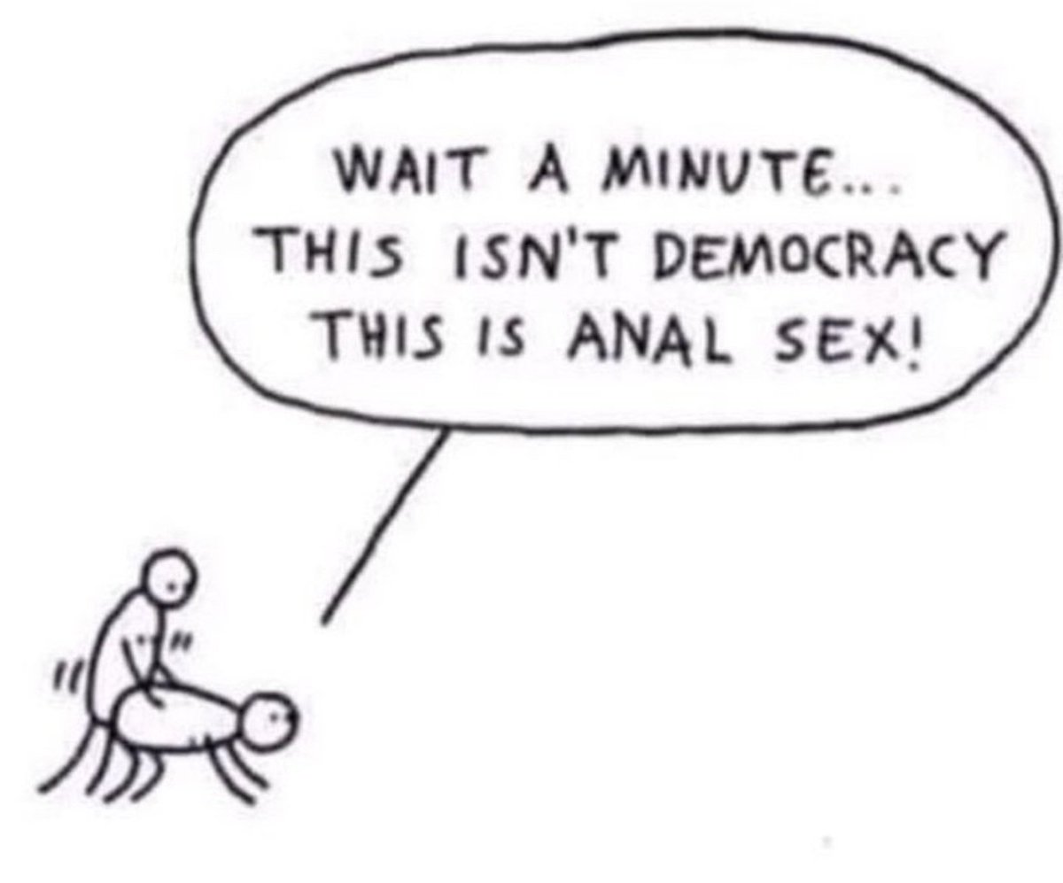 ricwe123's tweet photo. Democracy is so overrated..... https://t.co/a8VXGvUGp4