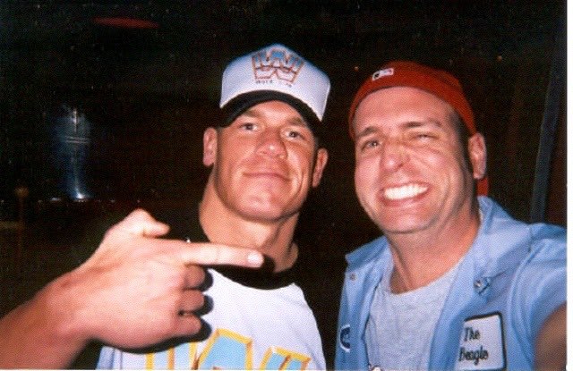 JohnCena's tweet photo. I consider our audience our biggest superstars. Rick Achberger worked as hard as any one of us to spread joy and encourage escaping whatever burden life threw you. Loss affects us all differently. As I process this, I choose to reflect on “Sign Guy” ALWAYS making my days better. https://t.co/Fcowznko7T
