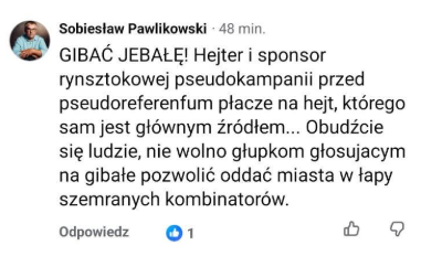 TomaszBorejza's tweet photo. Pani senator Monika Piątkowska ostrzegała wczoraj o fali hejtu, która może zalać Kraków. 

Jej zwolennikom nie trzeba powtarzać dwa razy. 👇 https://t.co/QM2abhfX3M