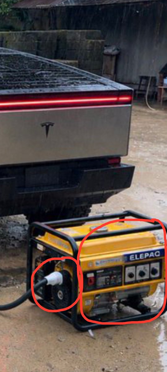 olamide_tweets's tweet photo. @BIGFATFOOL01 Wow so your cyber truck now uses two different type of generators and switches to charge at once? 🤦‍♂️😭 https://t.co/ldzUlPLnjk