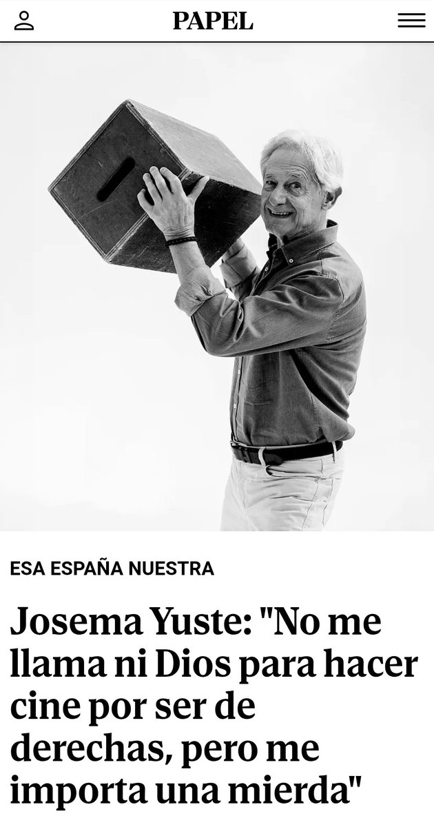 Azor1960's tweet photo. El "magnífico mundo" de la cultura boicotea a los actores de derechas, como Josema Yuste.

Eso sí, si eres homosexual, anticatólico y retuerces la historia como te salga de los huevos, te ponen la alfombra roja, incluso te nominan a los Oscar https://t.co/zZBGj7SpnN