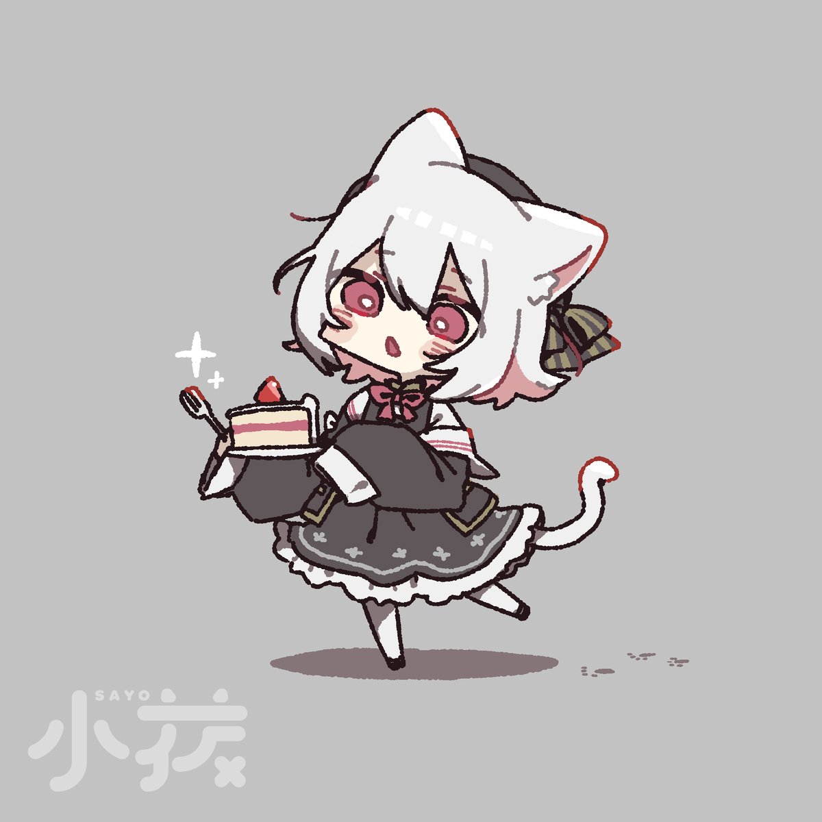 NEKO_NO_SAYO's tweet photo. あしたは小夜のおたんじょうび！🍰
おいわいにはぜひ、こちらのタグをつけてください🐱✨ ️#小夜誕生祭2026 https://t.co/xhKkevZOF1