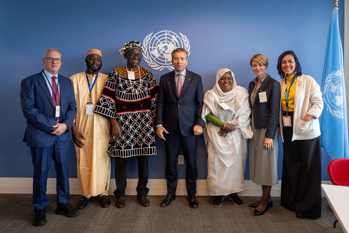 UNReliefChief's tweet photo. This UN week, leaders of local humanitarian organisations co-led my delegation. This was about some of us getting out of the way, listening and learning. They were clear: we need genuine shift of power and mindset across sector, more protection of workers, more funding. https://t.co/gQuLDCNn2b