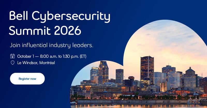 stratejm's tweet photo. Montréal, it’s this week! 🇨🇦 Join the Bell Cybersecurity Summit on October 1 at Le Windsor or online.

Explore the future of AI and cyber defence.

👉 Register now: https://t.co/RHkvxfx9PO https://t.co/863IFvj8QK