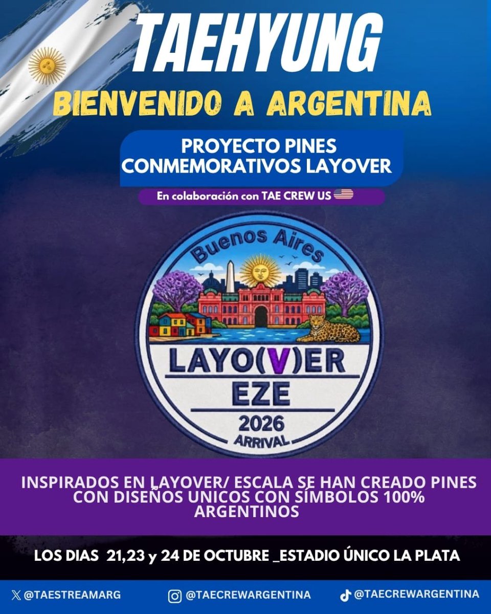 TaeStreamArg's tweet photo. A toda nuestra comunidad 💜🇦🇷

Queremos aclarar que los comentarios negativos hacia Taehyung que se han visto en los  citados del   Tweet de TAEGUIDE, NO nos representan como fandom argentino de V

Acá en Argentina a Taehyung se lo ama, se lo respeta y se lo espera con muchísimo amor. Llevamos meses trabajando en proyectos con el grupo de Tae Crew Argentina para darle la bienvenida más linda cuando llegue con BTS.

El fandom argentino de Taehyung es amor, es unión y es apoyo incondicional. No dejemos que unos pocos comentarios empañen todo  el cariño que le tenemos a Tae en Argentina 

 💜