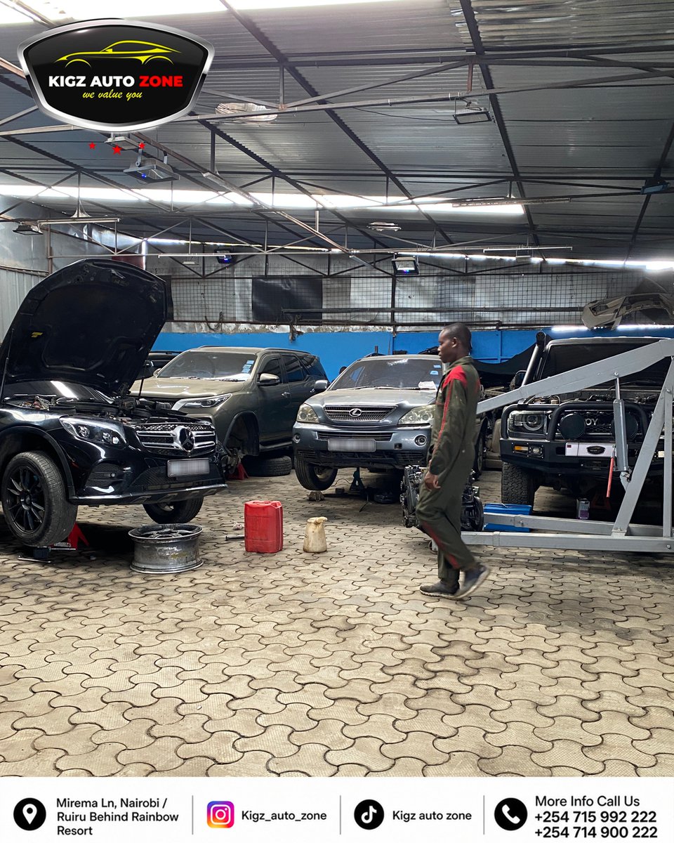 KigzAutoZone254's tweet photo. GARAGE DAY at Kigz Auto Zone.

Diagnostics. Servicing. Engine. Electrical. Suspension. Brakes. Gearbox. Bodywork.

📞 0714 900 222 | 0715 992 222
📍 Mirema Lane &amp; Ruiru

#KigzAutoZone #GarageDay #AutoRepair https://t.co/avRJHgFypI