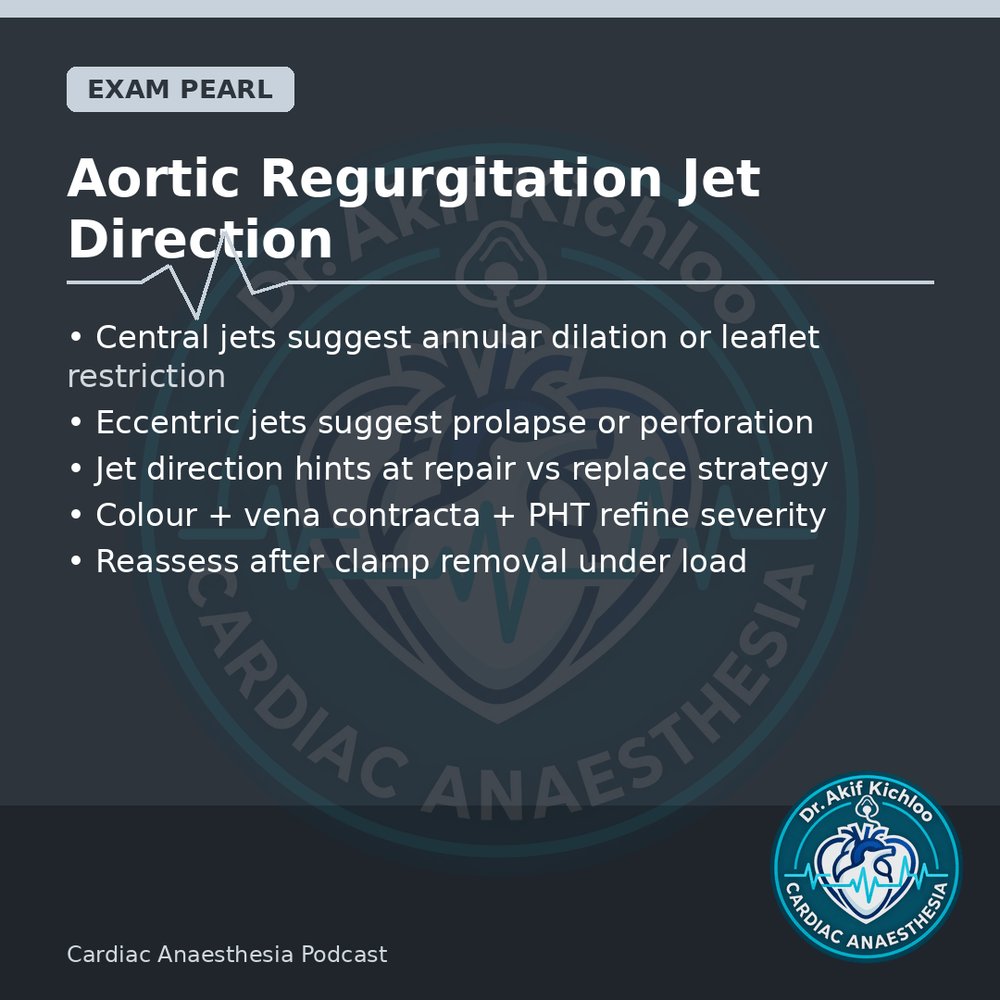 akifkichloo's tweet photo. AR, SAM &amp; CPB Gas
AR jet direction, SAM after mitral repair, delayed sternal closure, hyperoxia on CPB.
Cardiac Anaesthesia Podcast
#CardiacAnaesthesia #CardiacAnaesthesiaPodcast #MedEd #CardiacOR https://t.co/fHvfDCD6an