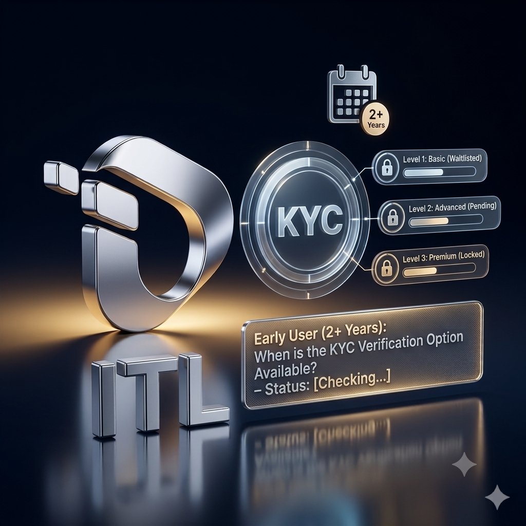 HRIDOYInteo4r5's tweet photo. I've been mining ITL as an early user for over 2 years, but haven't received my KYC (Level 1, 2, or 3) verification option yet. Could you please let me know how or when I can complete it? Thanks for your support https://t.co/wQk6d3Wqby