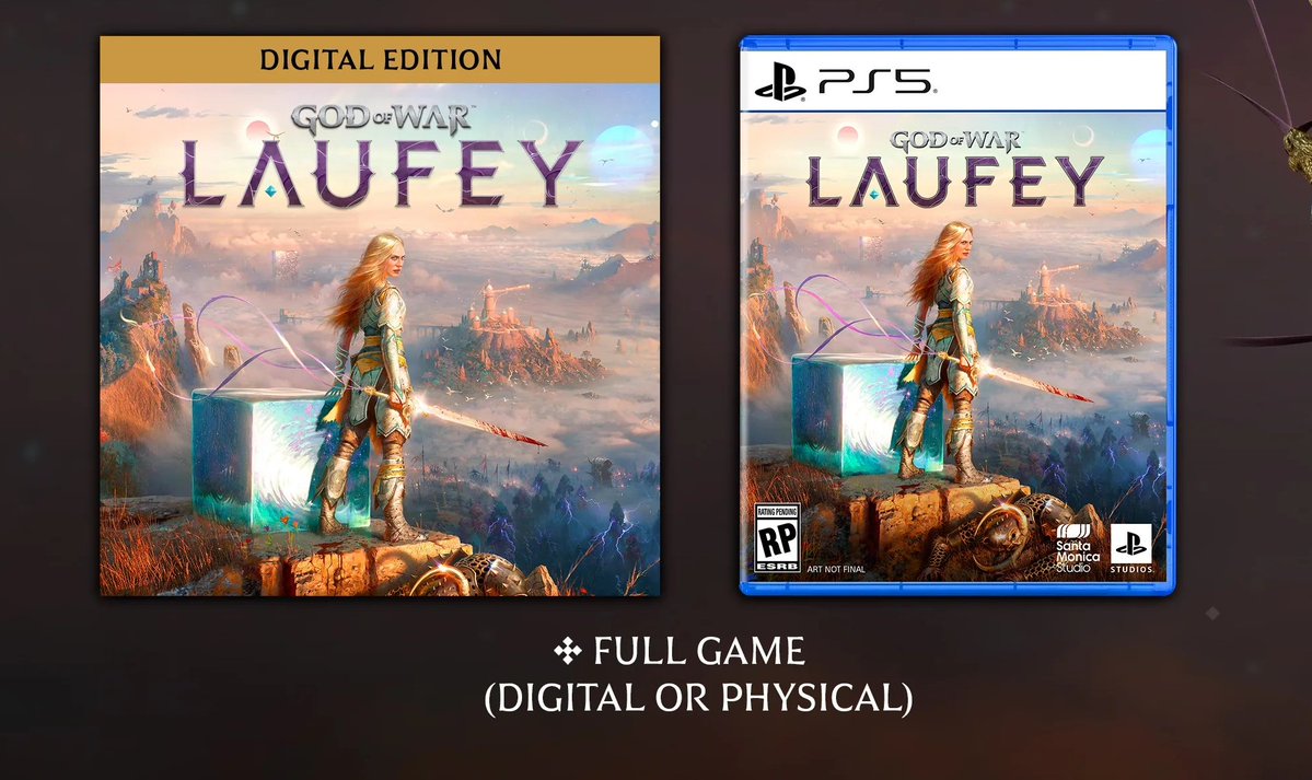 xMBGx's tweet photo. God of War Laufey's physical version seems to be getting a greater spotlight in their recent blog post compared to previous PlayStation Studio titles.

They really want to make sure people know it's getting a physical release. https://t.co/bwWlof3Cnr
