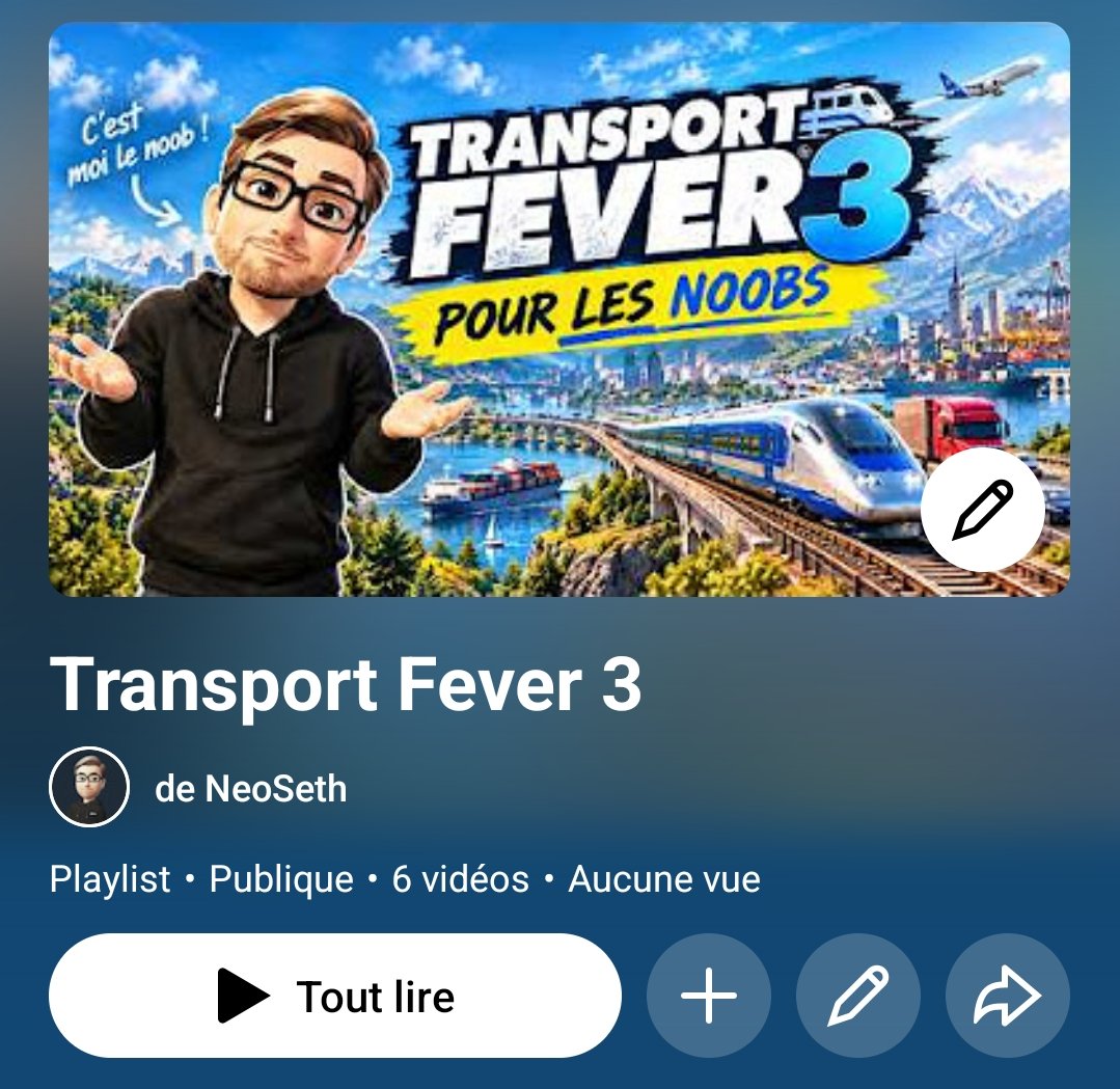 neoseth673185's tweet photo. Ma toute première découverte sur #transportfever3 on va le vivre ensemble !

Merci @PlayStayFun

Pour ceux qui veulent prendre de l'avance et me soutenir (y'a moyen que ça soit même gratuit)
Vidéos réservées aux membres: https://t.co/nsU1d9BrQt https://t.co/oPXZIPFLEE
