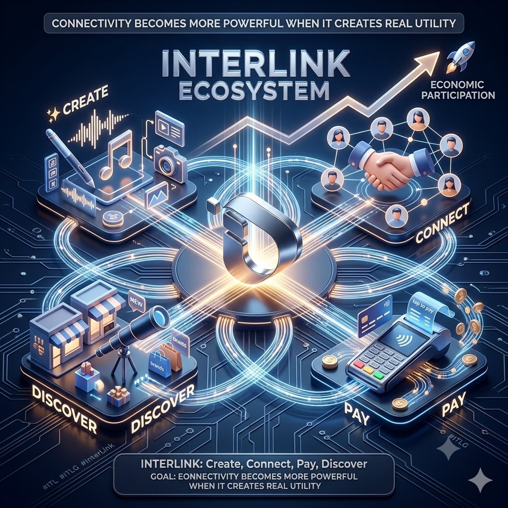 HRIDOYInteo4r5's tweet photo. 🌐 Connectivity becomes more powerful when it creates real utility.

InterLink is building an ecosystem where Linkers can: ✨ Create 🤝 Connect 💳 Pay 🛍️ Discover

The goal is simple: turn connectivity into real economic participation. 🚀

 #ITL #ITLG #InterLink https://t.co/wPYxR6DjYX