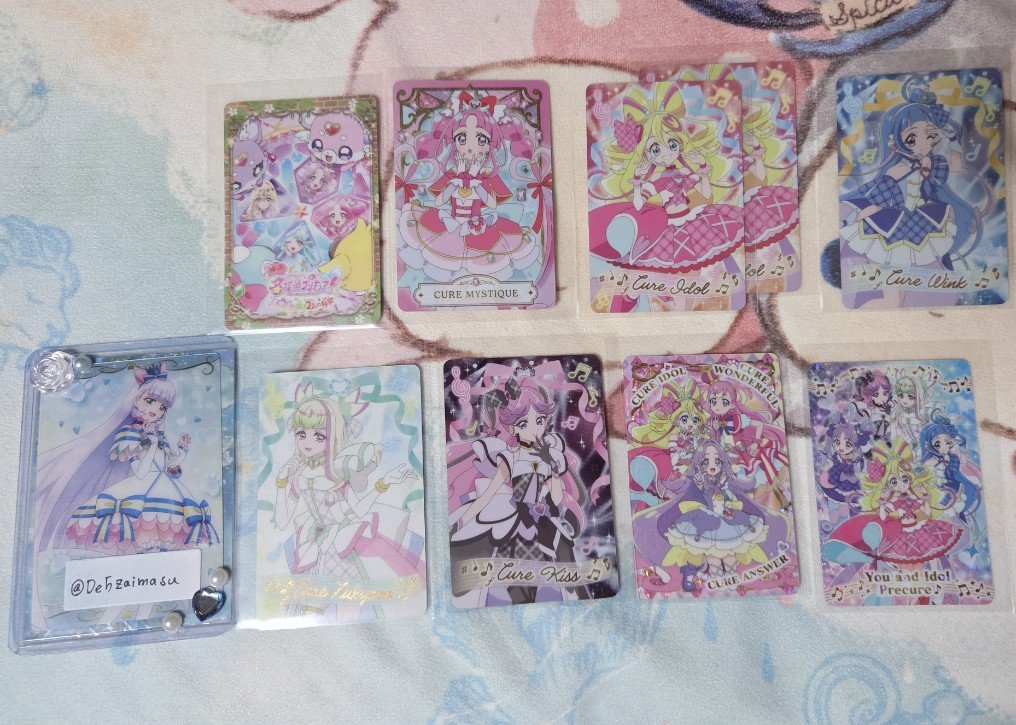 De5zaimasu's tweet photo. 【交換】プリキュア キラキラカードグミ 名探偵プリキュア 映画 たんプリ キミプリ わんプリ

譲）画像のもの

求）エクレール、たんプリ集合、ワンダフル

エクレール以外は各1求めています。

郵送交換になります。
検索からもお気軽にお声がけ下さい。 https://t.co/uDjSZzArL4