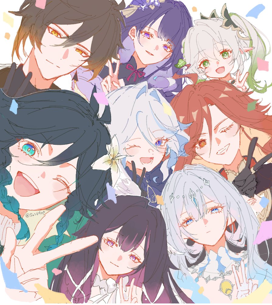 Sui64op's tweet photo. 原神6周年おめでとう！！！！ https://t.co/j853YBjOYF