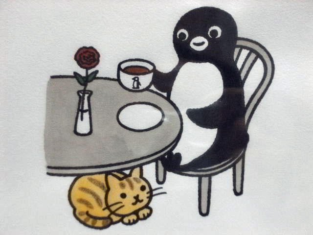pingu651's tweet photo. 2012年有隣堂開催「さかざきちはる 冬の小さな展示」でお迎えした原画『ペンギンカフェ』
カップにペンギンいます https://t.co/OMZaKTjEgY