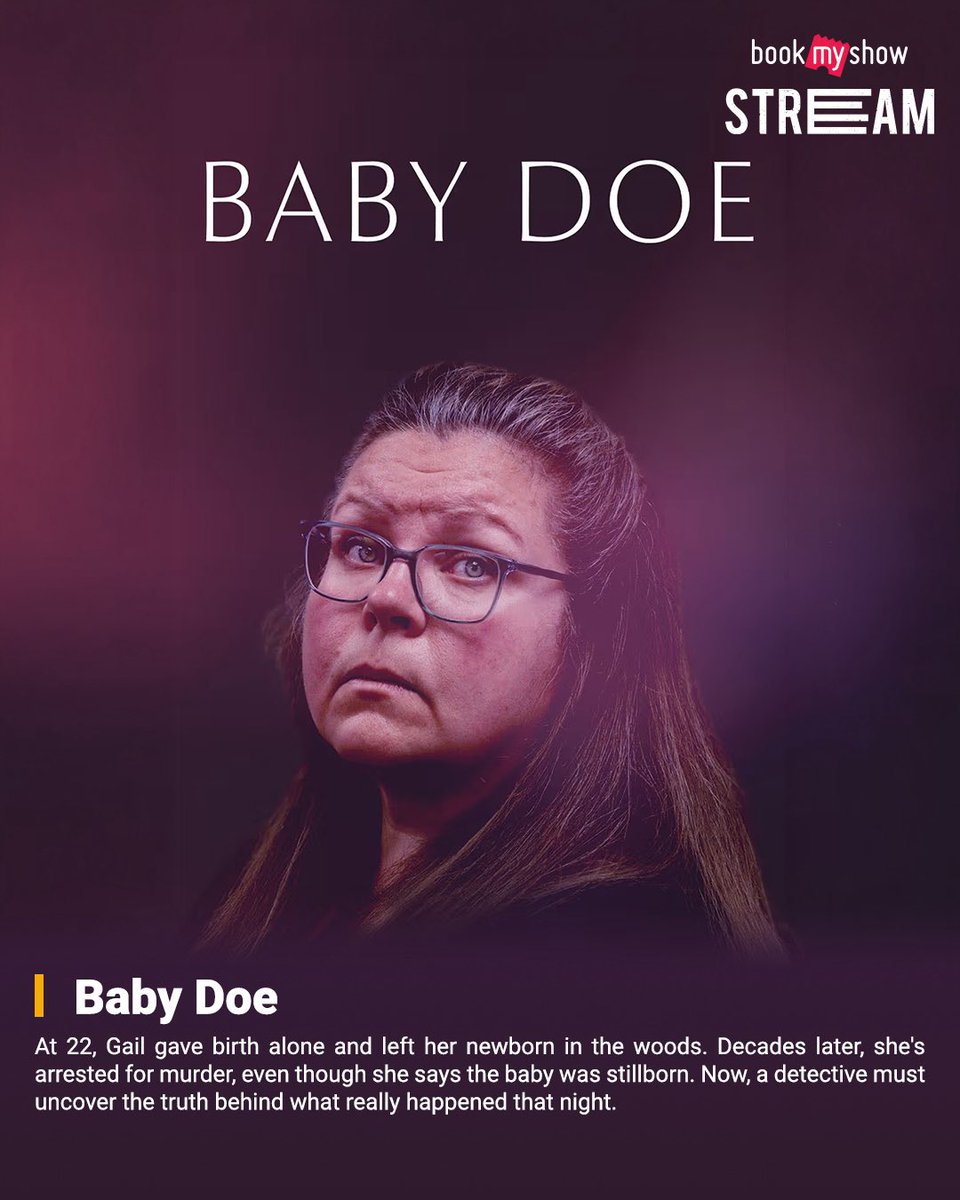 BmsStream's tweet photo. One baby. One mystery. Decades without answers. 👶🔍

Buy or Rent #BabyDoe on #BookMyShowStream now! 
https://t.co/T6H8MUYAJP

#BabyDoe #JessicaEarnshaw #Documentary #Movies #BookMyShowStream https://t.co/eiu0lNnXRE