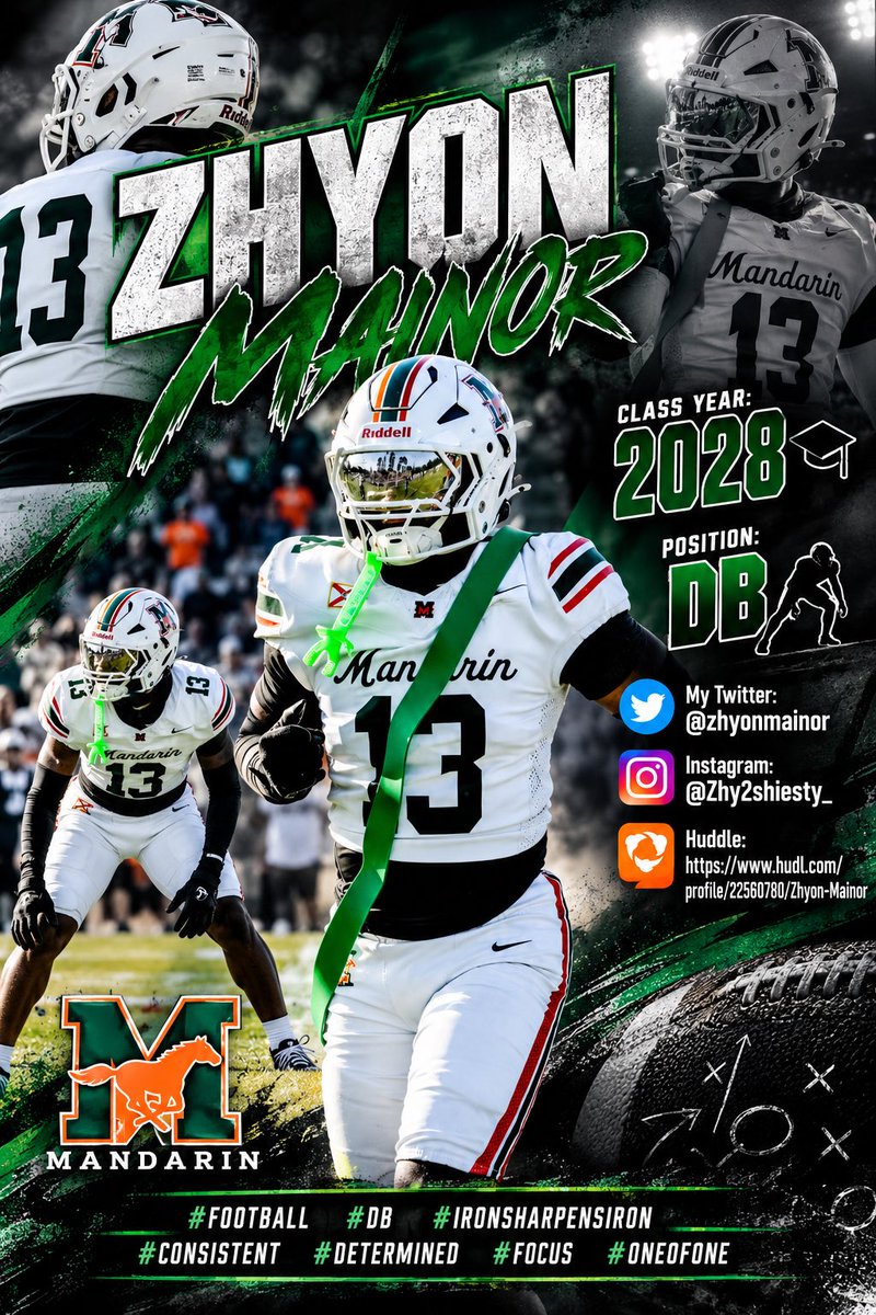 PricelessT21588's tweet photo. Zhyon Mainor
Class year: 2028
Position: DB 
My Twitter: @zhyonmainor 
Instagram: @Zhy2shiesty_
Huddle: https://t.co/v6nbFl2zNH

#football #db #ironsharpensiron #consistent #determined #focus #oneofone https://t.co/5iFAsNGNfx