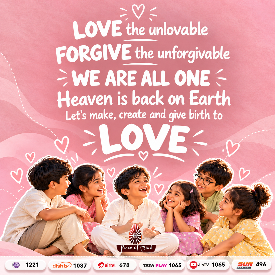 peaceofmindtv's tweet photo. Love beyond what feels lovable, forgive beyond what feels forgivable, and let every experience shape you into someone stronger.
#peaceofmindtv #brahmakumaris https://t.co/ixLyjYb2IB