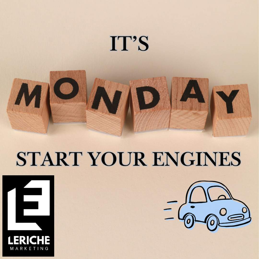LeRicheIndustry's tweet photo. It's Monday, and time to start your week. Get those engines running! #happymonday #startyourweek #getgoing #startyourengines #monday https://t.co/7mtp1JtNEq