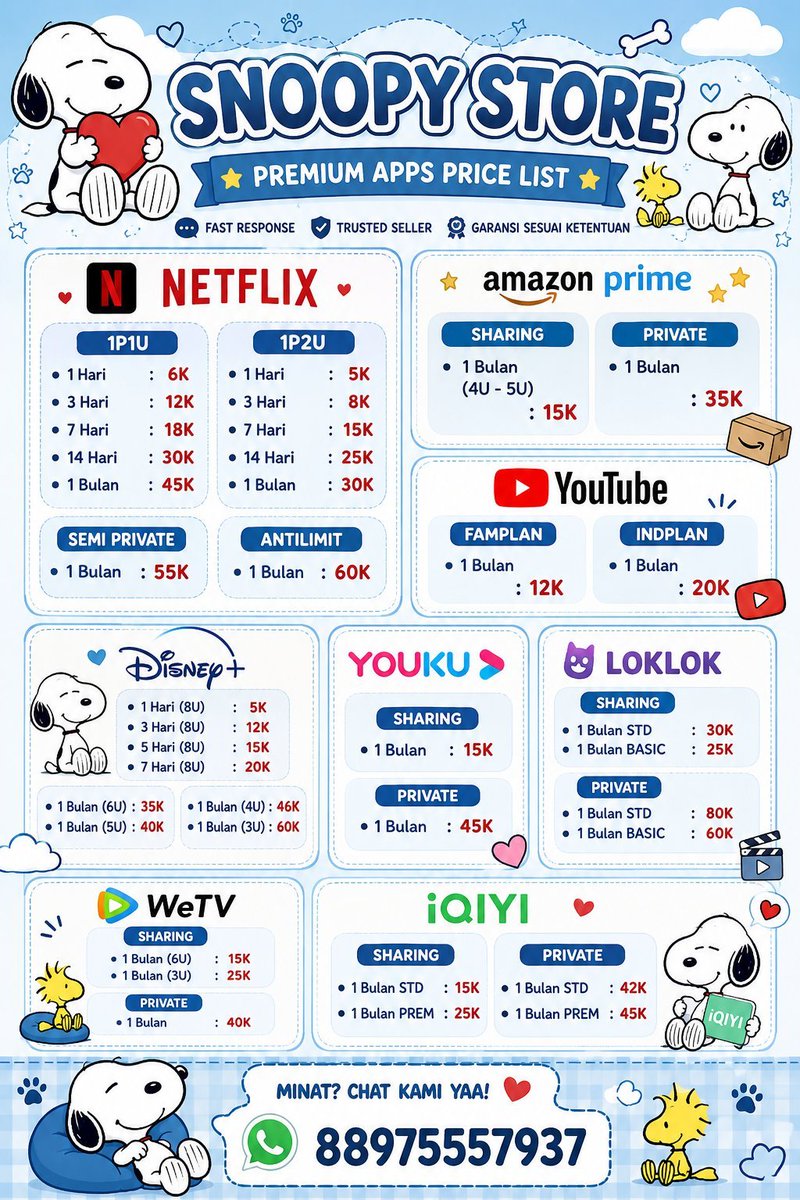 snooopysz's tweet photo. whoops‼️

૮₍ ˶ᵔ ᵕ ᵔ˶ ₎ა hai semuuaa! 🐾 snoopy store openk yas ♡
yang mau jajankk, bisa langsung chat atau dm aku yac! 𐙚
chat wawa di bioo yaa ₊˚⊹♡

#zonauangㅤ #bealanjaㅤ https://t.co/TS5LBuunZ7