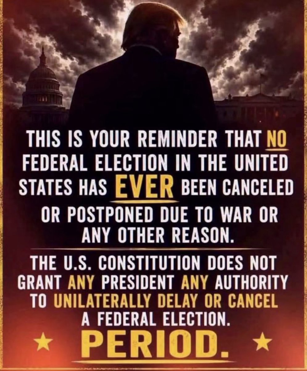 AnnieForTruth's tweet photo. Remember this when the trapped rat that is losing bigly attempts to cancel the midterm election. #VoteBlue https://t.co/umdHh1fCWR