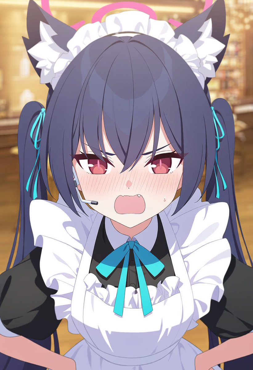 shiraAI_art's tweet photo. 「ホシノ先輩に言われたからって、なんでぴったりのサイズのやつがすぐ出てくるのよ！」

#ブルアカ
#黒見セリカ https://t.co/Gk1tJu9ORP