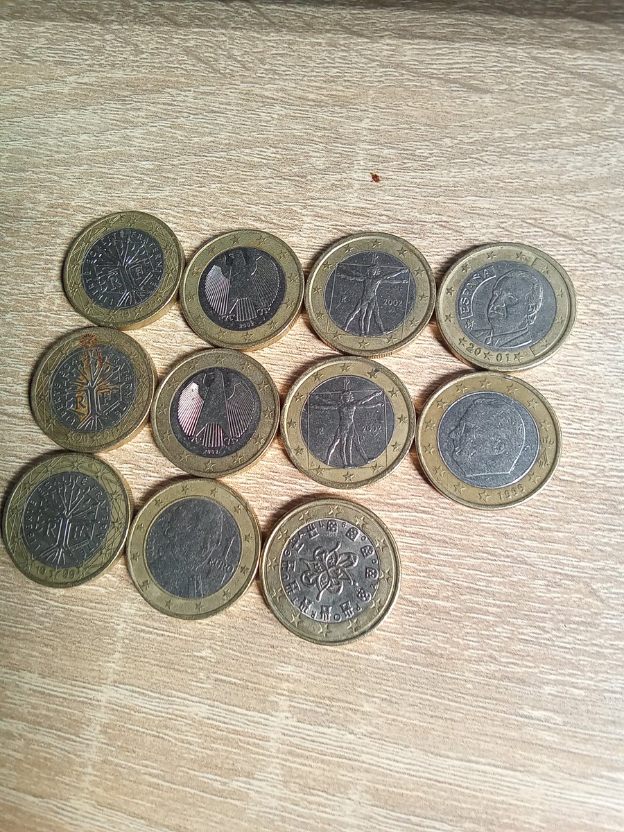 bobobodlak's tweet photo. Euro coins https://t.co/1OqUiTIO5A