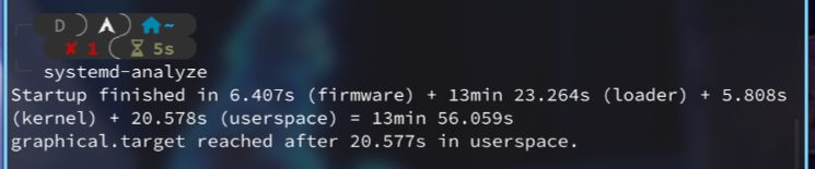 ainyaku's tweet photo. how tf did I manage to make linux take 13 minutes to boot 😭😭😭 https://t.co/p0Yq5WbdVs