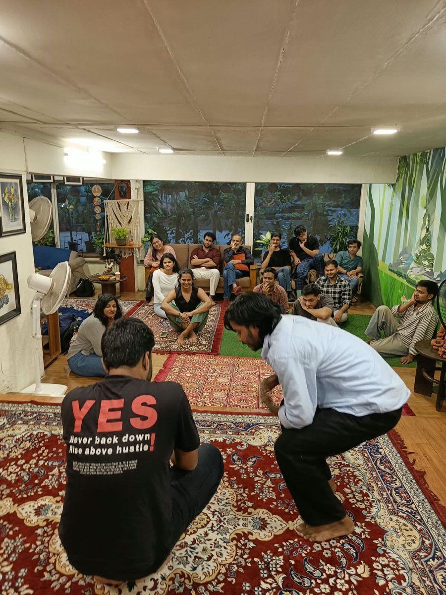 guptasahil7's tweet photo. Did an improv workshop yesterday with a bunch of strangers

Basically acting games, random scenes and a lot of making things up on the spot 😅

Was genuinely fun....if anyone in Pune wants to try one... DM me. I can share the details https://t.co/ZTRFeEXTh0