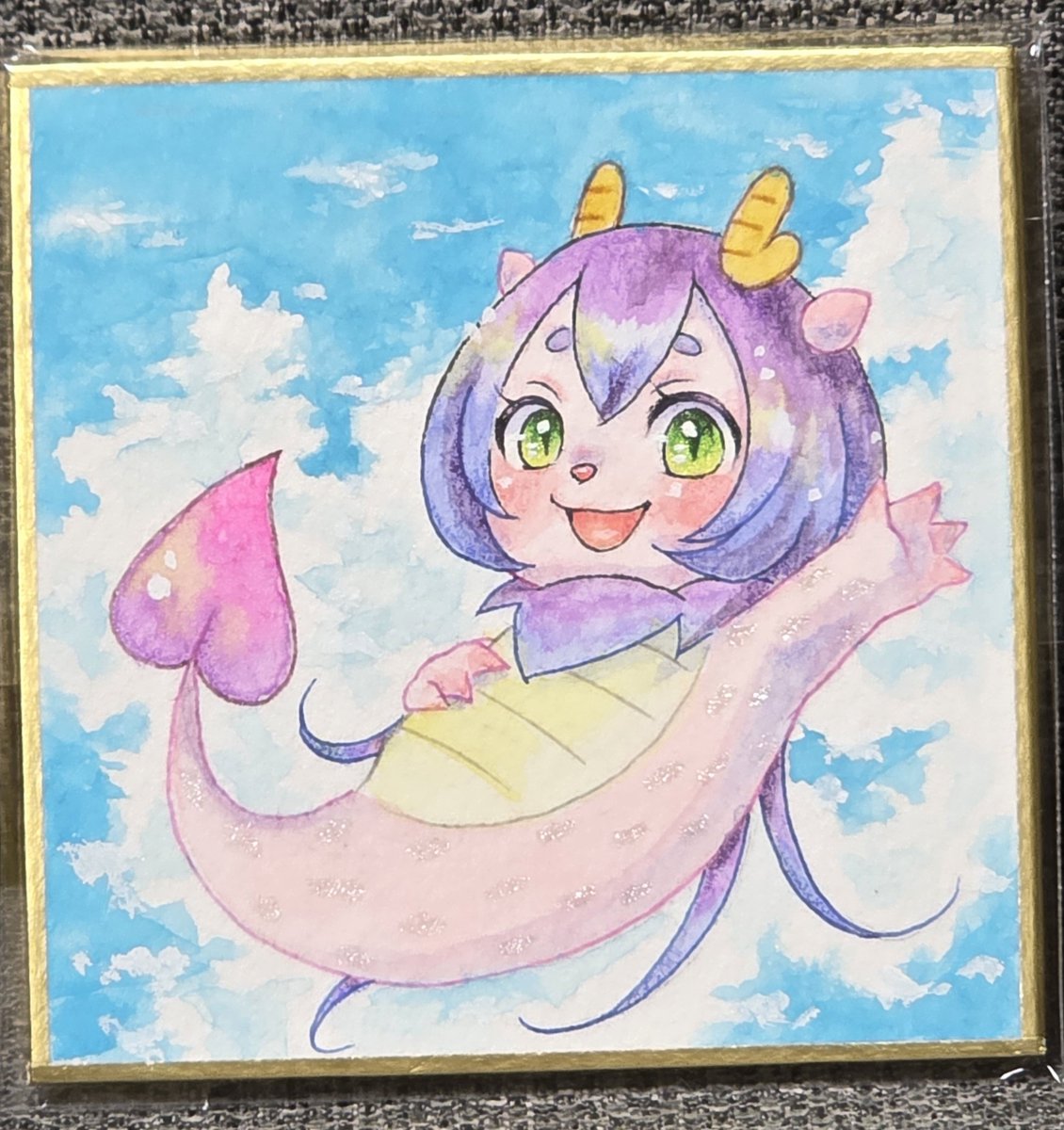 masuderaAyako's tweet photo. とっても可愛い子龍のイラストが届きました！😆💕✨

どんな幸運を運んできたのかな？→カップのナイト🤴✨

どんな素敵な変化が訪れますか？→カップのクイーン👸✨

良いカードばかり出ました(*^^*)🩷🌟
大切にします😌🌸💓 https://t.co/4eKu7v7yPu