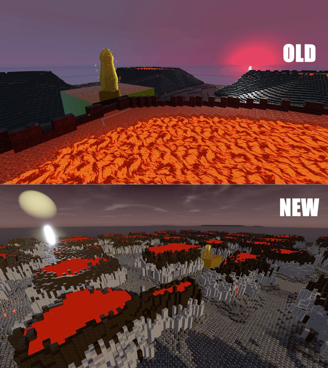 TheSSBracket's tweet photo. Volcanoes Map

Which one do you think is visually more appealing? do you think traversing the new map to get resources and fight enemies would be fun?

#indiegame #indiedev https://t.co/7Z70y7LKBC