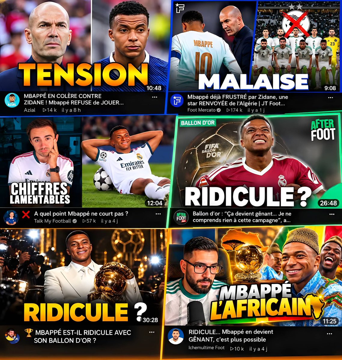 SeydinaOfficial's tweet photo. Je sais que parler en mal de Kylian Mbappé fait vendre et génère des vues, mais à un moment, il faut se demander jusqu’où ils sont prêts à aller

Humainement, est-ce qu’ils réalisent à quel point ils vont loin ?

T’as le capitaine de ton équipe nationale, l’un des meilleurs joueurs de sa génération, et au lieu de le soutenir, certains passent leur temps à le rabaisser, à chercher la moindre occasion pour lui tirer dessus

Je suis terrifié j’ai juré.