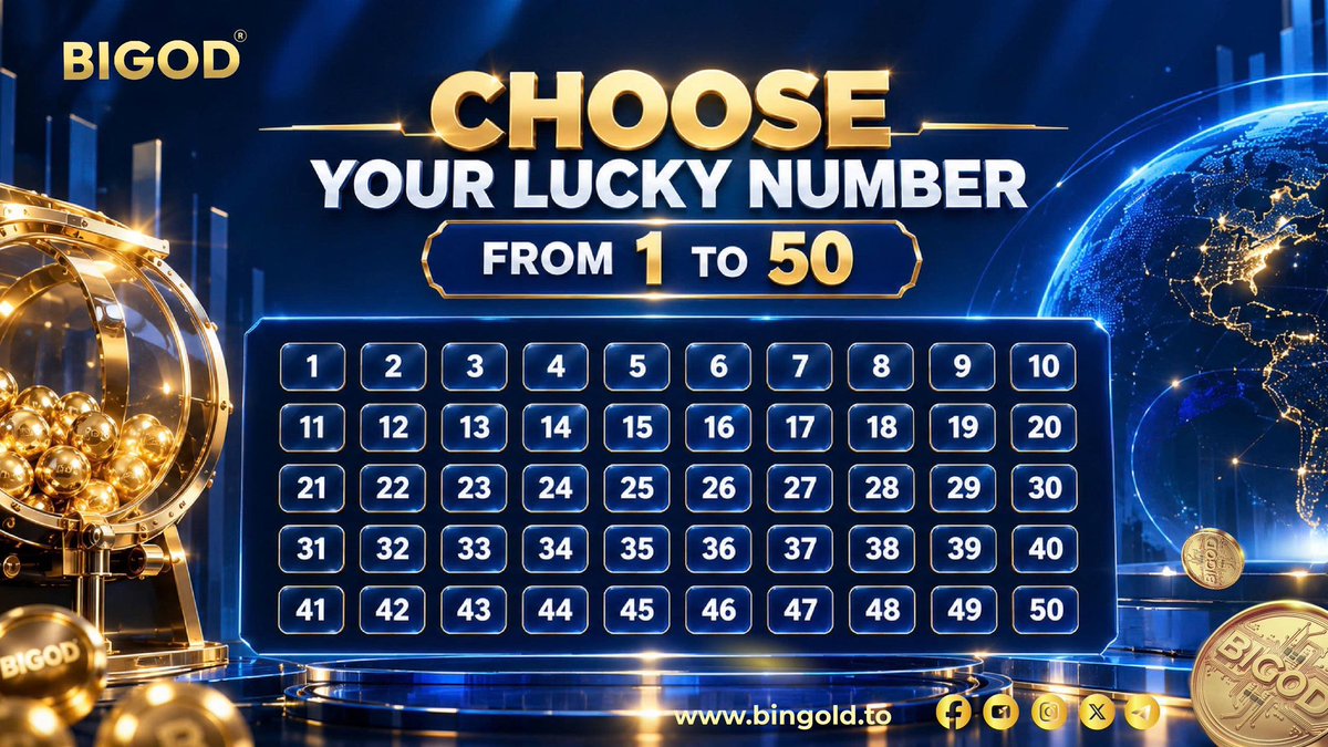 BiGODToken's tweet photo. 🍀 LUCKY NUMBER CHALLENGE

Pick your lucky number from 1-50 👇

1️⃣ Follow @BiGODToken
2️⃣ Repost this post
3️⃣ Comment your lucky number + BNB wallet address

🎁 Lucky winners will receive BIGOD rewards!

Your number. Your luck https://t.co/jRfSQMAGyF