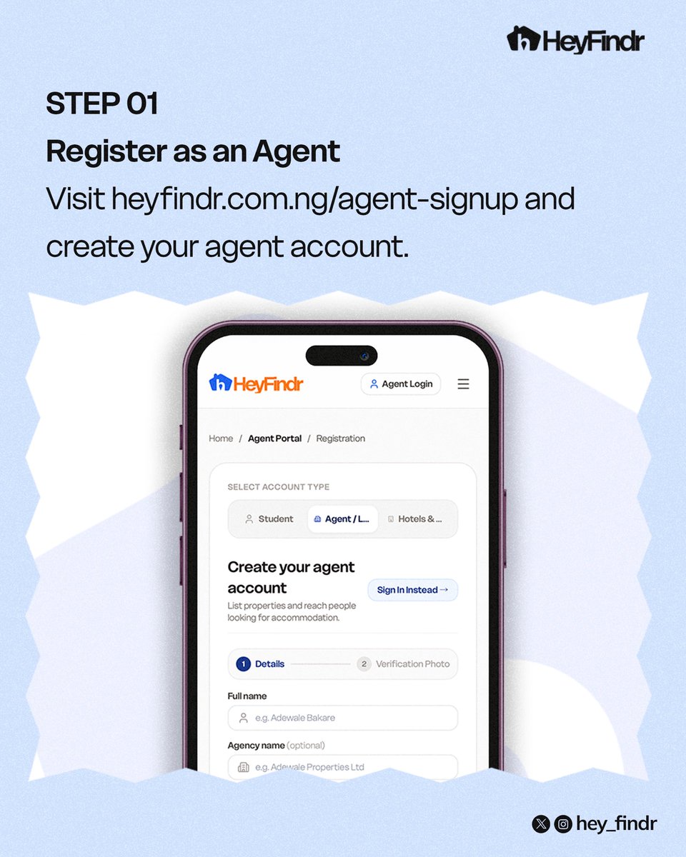 hey_findr's tweet photo. HOW TO LIST YOUR PROPERTY ON HEYFINDER AS AN AGENT OR A LANDLORD🤍 https://t.co/JZKhG06oAG