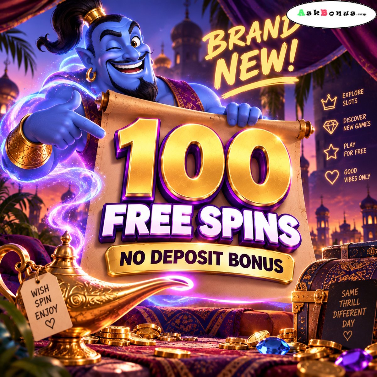 AskBonus_com's tweet photo. New account and free spins ready to roll 🚀
SpinWinera Casino No Deposit Bonus
Start with 100 Free Spins before deciding whether to deposit 
👉 https://t.co/1sDB2Py4sh 
#OnlineCasino #BONUS https://t.co/HkY1VLPWd6