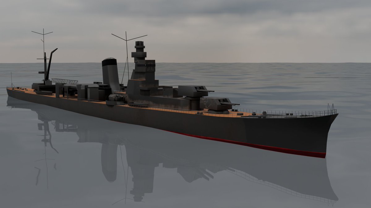 aaaaa01265562's tweet photo. 艤装中の阿賀野をレンダリング
#b3d #blender #3dcg https://t.co/IYB5AEUyaA