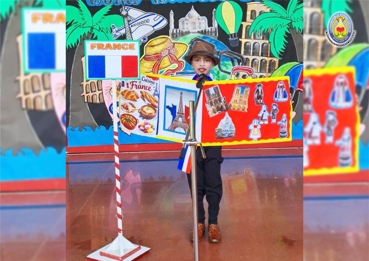 LucknowSchool's tweet photo. THE WORLD, THROUGH THEIR EYES 

A colourful journey across countries, cultures, and India’s rich heritage came alive at Lucknow Public School (C.P. Singh Foundation), Sector-D Branch, on World Tourism Day.

From representing global destinations to discovering India’s iconic heritage, students of Classes I–V transformed learning into a vibrant journey of exploration, bringing countries, cultures, landmarks, and stories to life.

Different countries. Diverse cultures. One unforgettable learning experience.

Because the best journeys don’t always need a passport — sometimes, all you need is curiosity. 

#WorldTourismDay #LucknowPublicSchool #CPSinghFoundation #YoungExplorers #ExploreDiscoverLearn #LearningBeyondClassroom