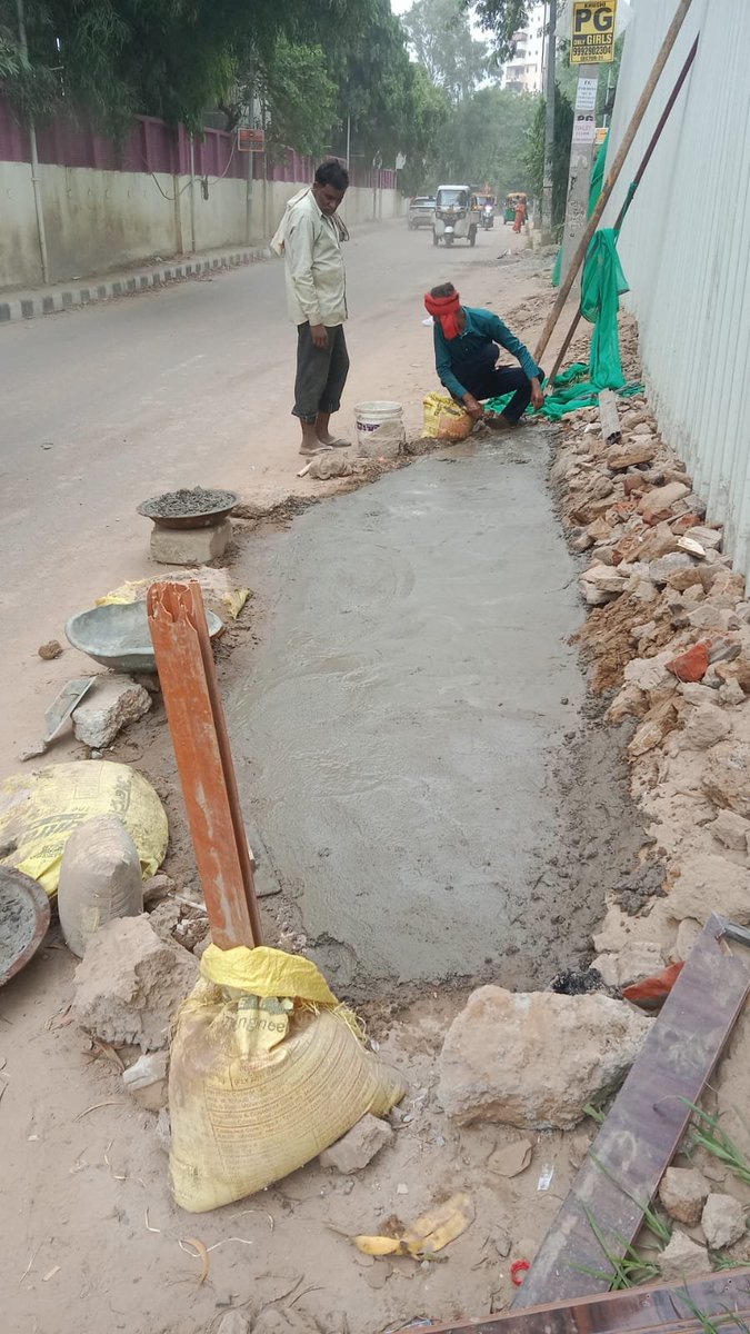 MunCorpGurugram's tweet photo. @Nm3530 @MeraGurgaon @DC_Gurugram Respected Citizen, the road has been repaired. Thank you. https://t.co/X7GVOOp9Bc